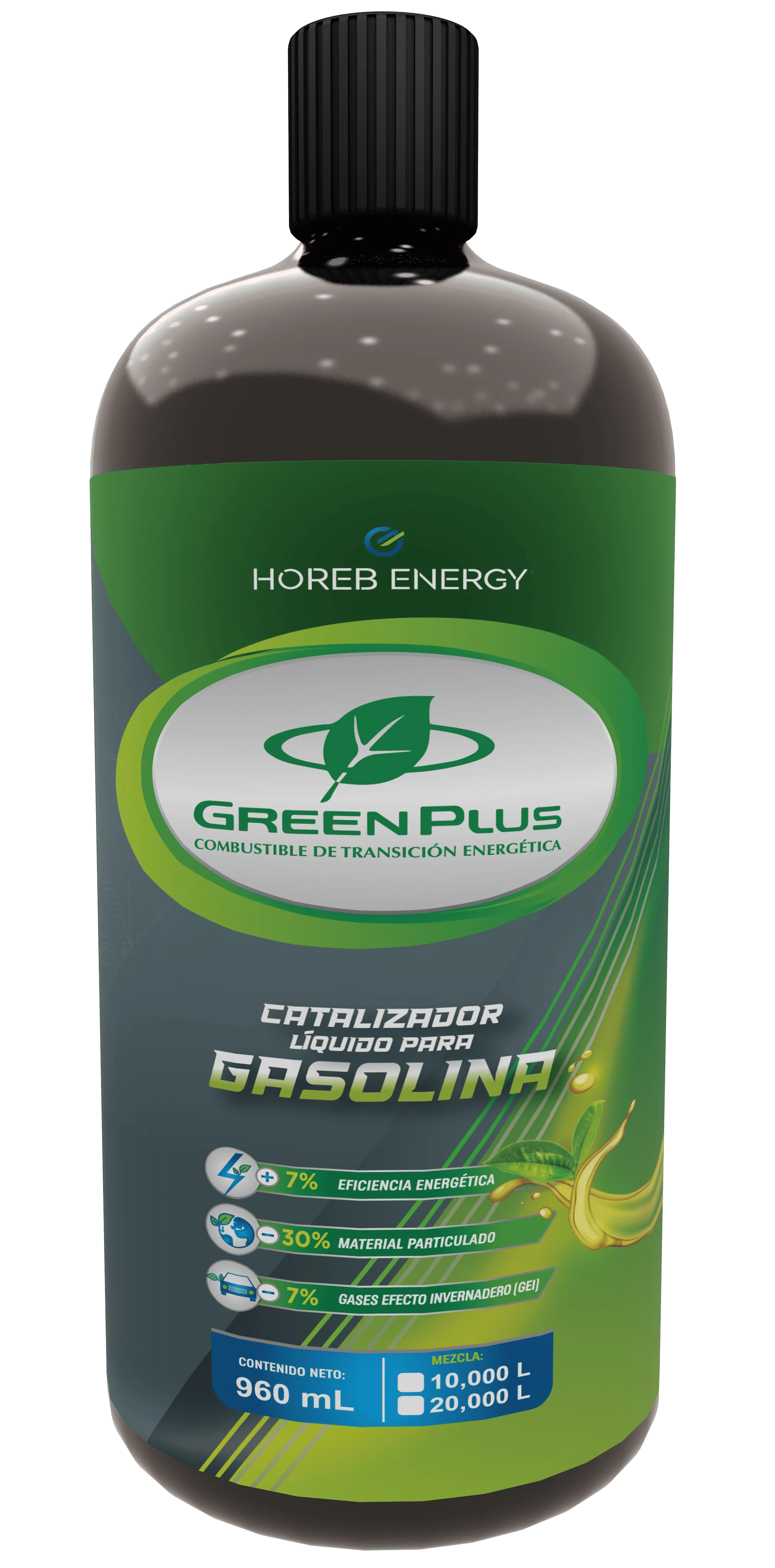 Botella de 1 litro de GreenPlus
